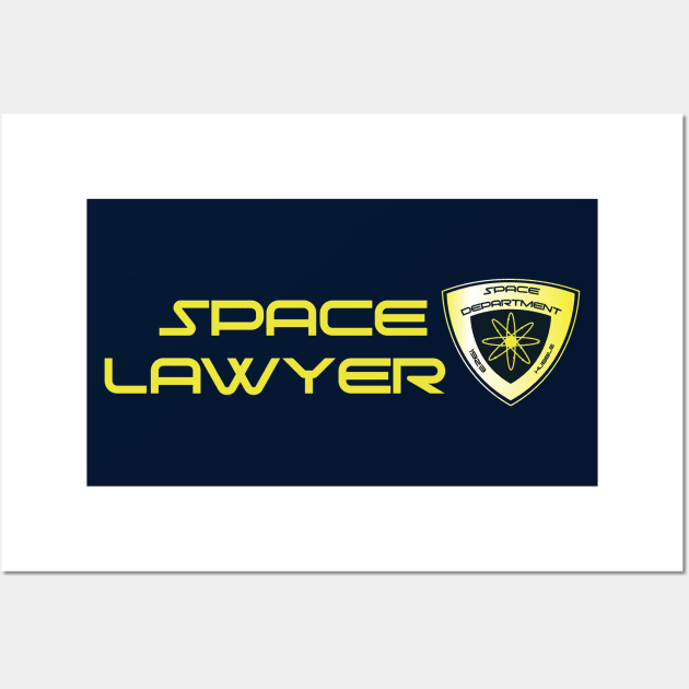 Space Lawyer Wall Art by TailoredTees